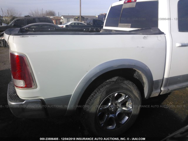 1C6RR7NT1ES176177 - 2014 RAM 1500 LARAMIE WHITE photo 6