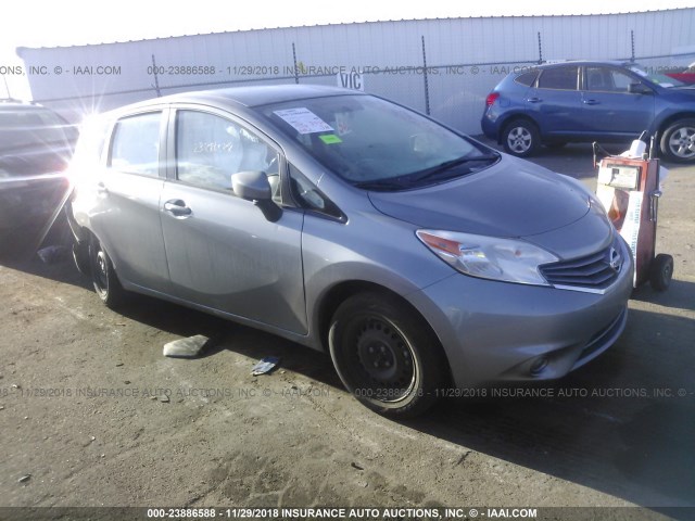 3N1CE2CP6FL381824 - 2015 NISSAN VERSA NOTE S/S PLUS/SV/SL/SR SILVER photo 1