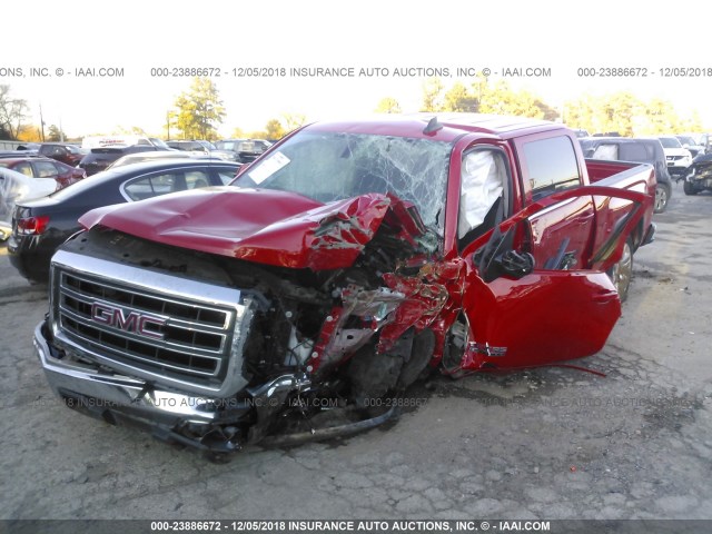 3GTP1UEC3FG305793 - 2015 GMC SIERRA C1500 SLE RED photo 2