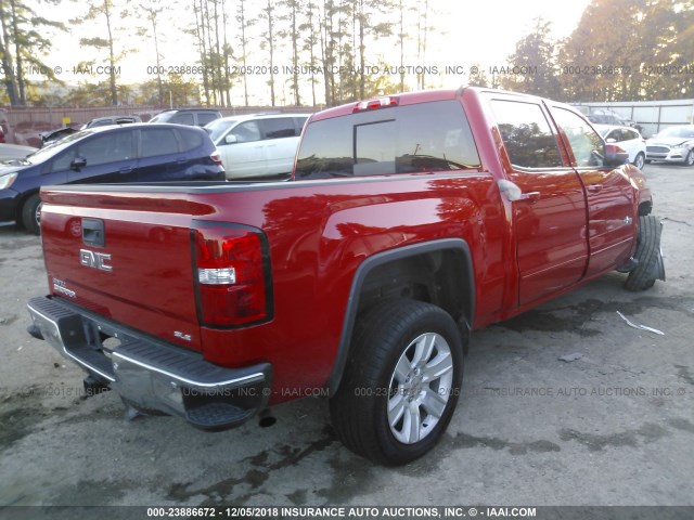 3GTP1UEC3FG305793 - 2015 GMC SIERRA C1500 SLE RED photo 4