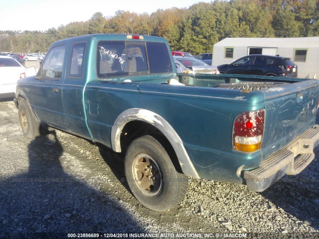 1FTCR15U8SPA19247 - 1995 FORD RANGER SUPER CAB TURQUOISE photo 3