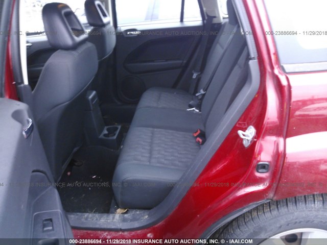 1B3HB28BX8D739333 - 2008 DODGE CALIBER RED photo 8