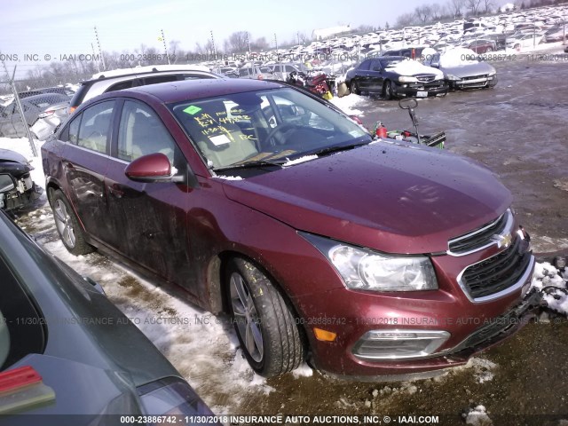 1G1PF5SB0G7117774 - 2016 CHEVROLET CRUZE LIMITED LT RED photo 1