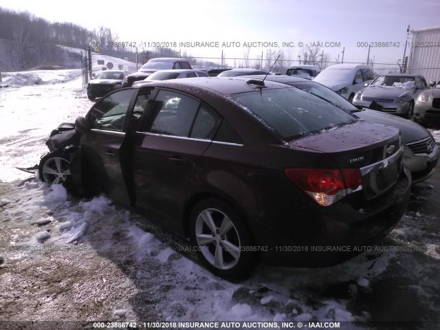 1G1PF5SB0G7117774 - 2016 CHEVROLET CRUZE LIMITED LT RED photo 3