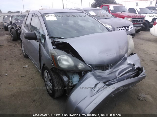 JHMGE8H21AS020623 - 2010 HONDA FIT SILVER photo 6