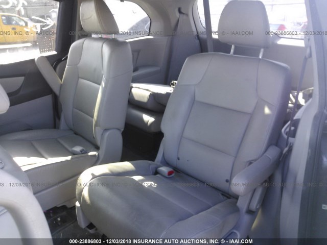 5FNRL5H61FB084117 - 2015 HONDA ODYSSEY EXL GRAY photo 8