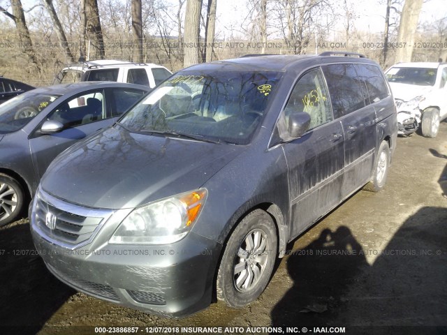 5FNRL38648B409768 - 2008 HONDA ODYSSEY EXL GRAY photo 2