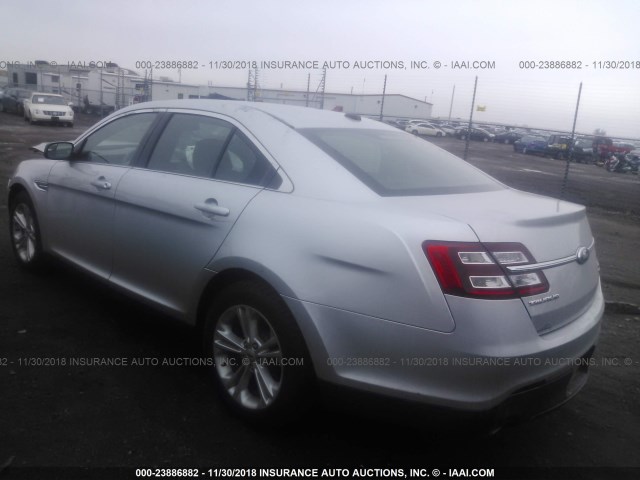 1FAHP2H87DG184506 - 2013 FORD TAURUS SEL SILVER photo 3