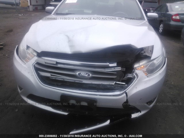 1FAHP2H87DG184506 - 2013 FORD TAURUS SEL SILVER photo 6