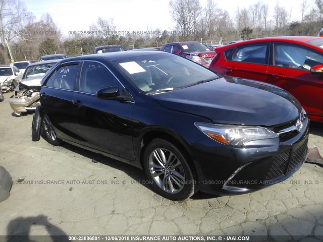 4T1BF1FKXGU252682 - 2016 TOYOTA CAMRY LE/XLE/SE/XSE BLACK photo 1