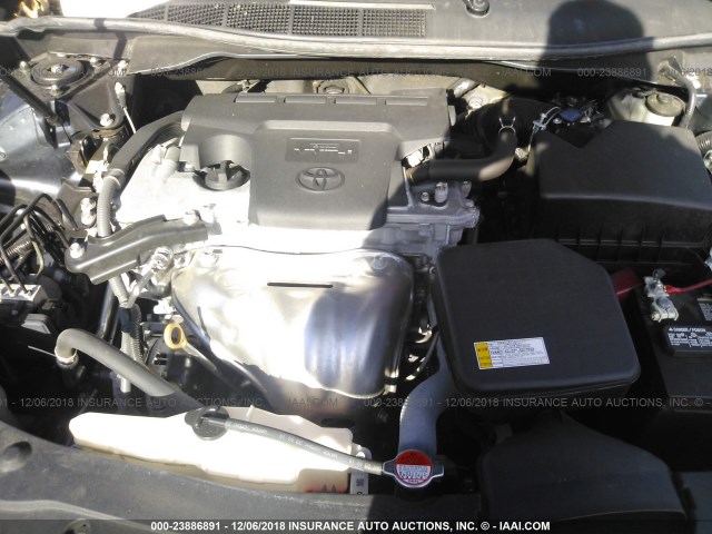 4T1BF1FKXGU252682 - 2016 TOYOTA CAMRY LE/XLE/SE/XSE BLACK photo 10