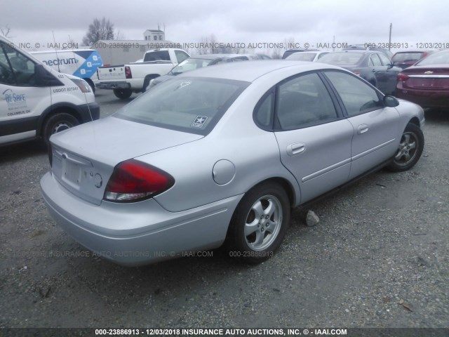 1FAFP55UX4A171410 - 2004 FORD TAURUS SES SILVER photo 4