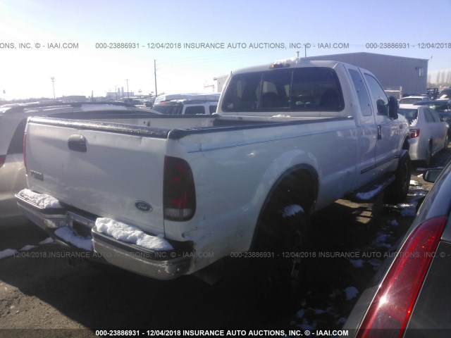 1FTSX31S6YED02915 - 2000 FORD F350 SRW SUPER DUTY WHITE photo 4