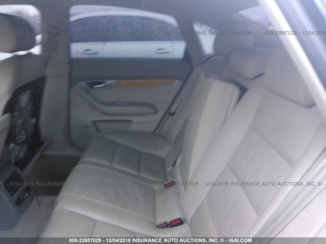 WAUDH74F18N115400 - 2008 AUDI A6 3.2 QUATTRO BLUE photo 8