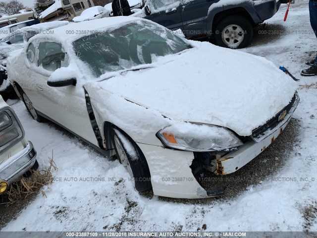 2G1WK151769328714 - 2006 CHEVROLET MONTE CARLO LT WHITE photo 1