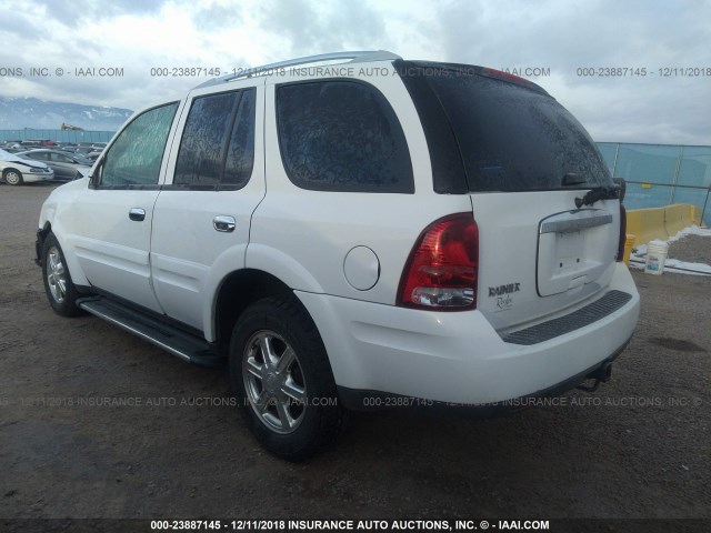 5GADT13S062279086 - 2006 BUICK RAINIER CXL WHITE photo 3