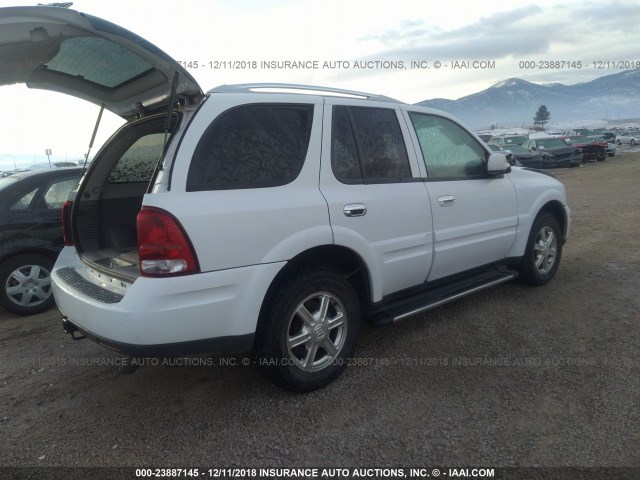 5GADT13S062279086 - 2006 BUICK RAINIER CXL WHITE photo 4