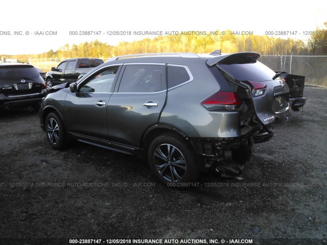 JN8AT2MT1HW144018 - 2017 NISSAN ROGUE S/SL/SV GRAY photo 3