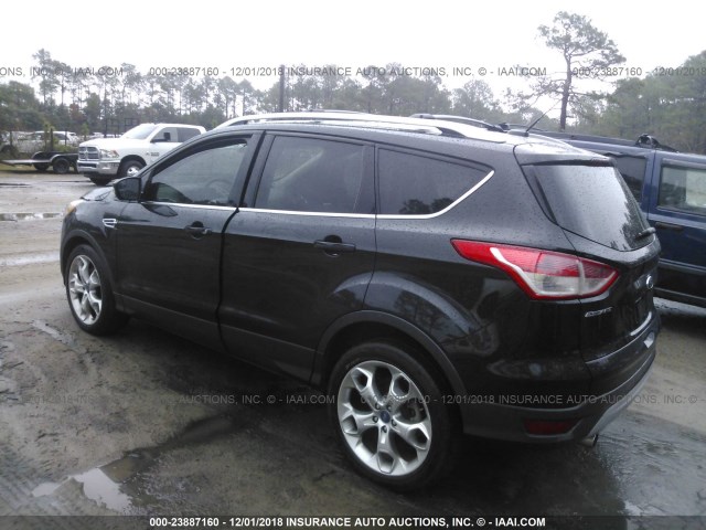 1FMCU0J96DUA77089 - 2013 FORD ESCAPE TITANIUM BLACK photo 3