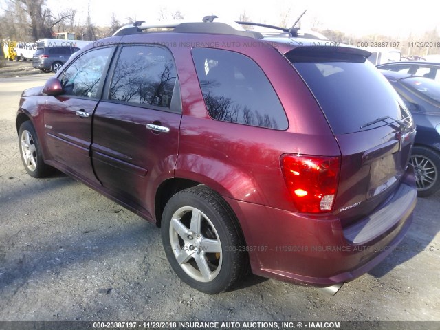 2CKDL737986011617 - 2008 PONTIAC TORRENT GXP MAROON photo 3