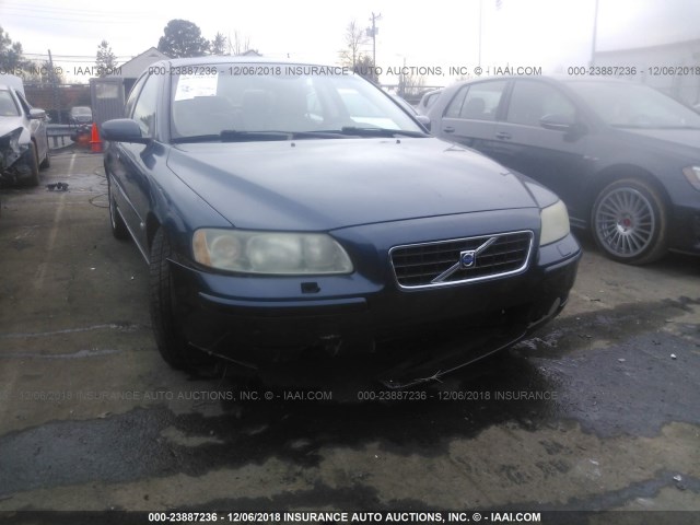 YV1RS592162554335 - 2006 VOLVO S60 2.5T BLUE photo 6