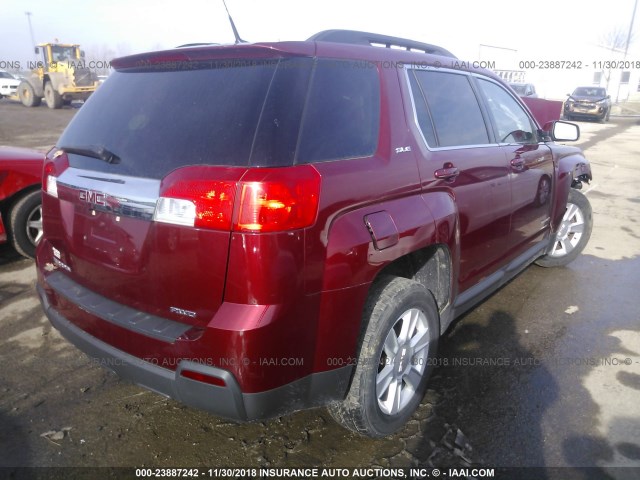 2CTFLTEC3B6308784 - 2011 GMC TERRAIN SLE MAROON photo 4