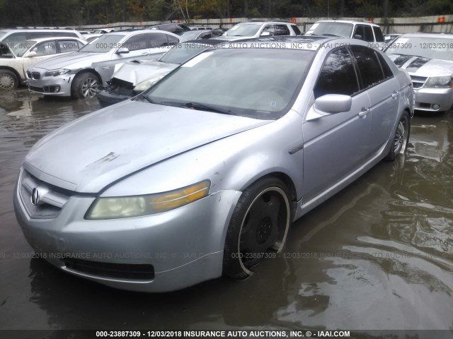 19UUA66234A051746 - 2004 ACURA TL SILVER photo 2