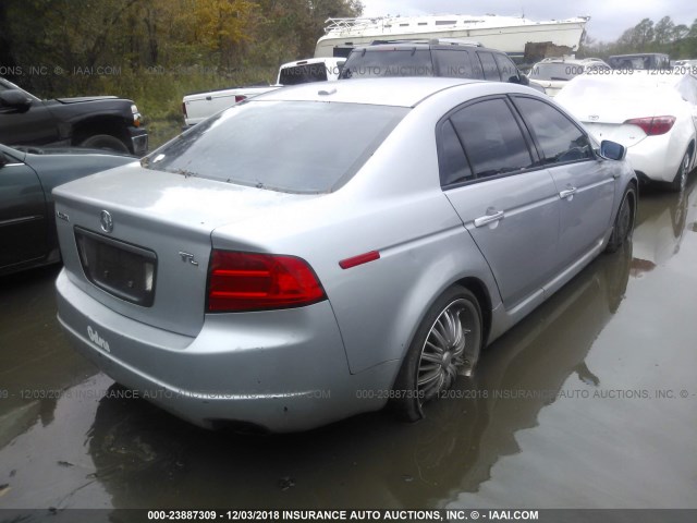 19UUA66234A051746 - 2004 ACURA TL SILVER photo 4