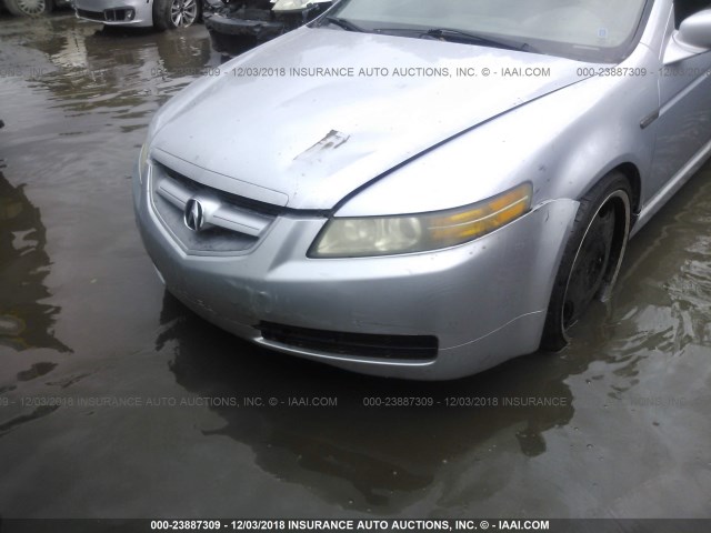 19UUA66234A051746 - 2004 ACURA TL SILVER photo 6