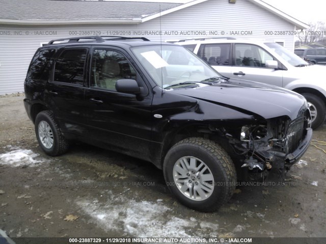 4M2YU91177KJ02746 - 2007 MERCURY MARINER LUXURY BLACK photo 1