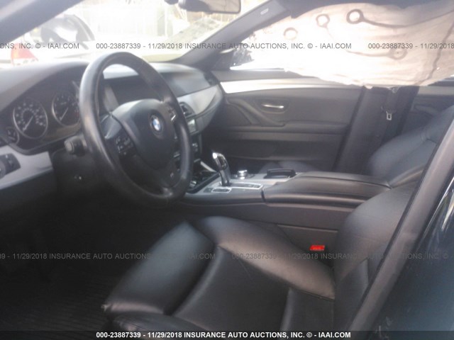 WBAFU7C51BC875259 - 2011 BMW 535 XI BLACK photo 5