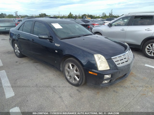 1G6DC67A060194938 - 2006 CADILLAC STS BLUE photo 1