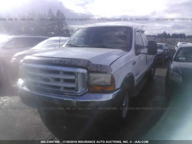 1FTSX30F0XEE18260 - 1999 FORD F350 SRW SUPER DUTY WHITE photo 2