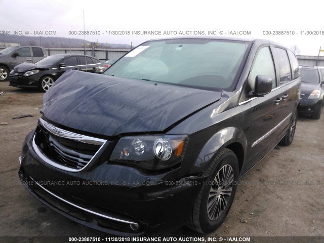 2C4RC1HG8ER336711 - 2014 CHRYSLER TOWN & COUNTRY S BLUE photo 2