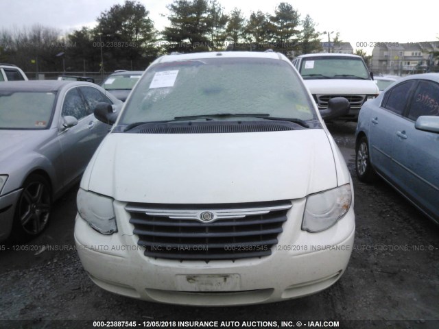 2A8GP54L07R316437 - 2007 CHRYSLER TOWN & COUNTRY TOURING WHITE photo 6