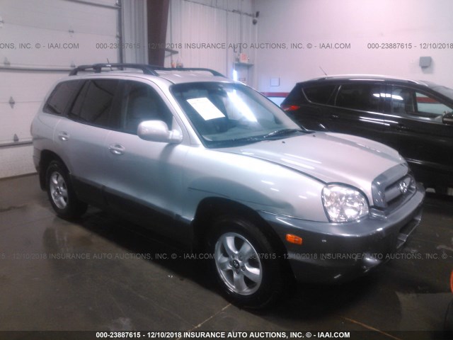 KM8SC73D26U100864 - 2006 HYUNDAI SANTA FE GLS/LIMITED SILVER photo 1