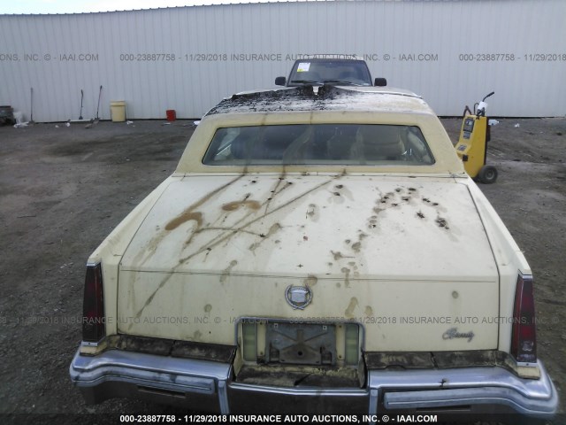 6L57B9E652292 - 1979 CADILLAC VLD  BEIGE photo 6