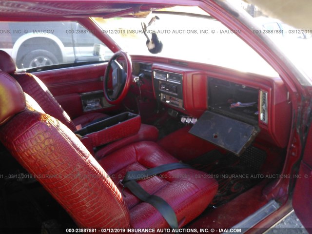 6D47S99102798 - 1979 CADILLAC CATERA SPORT RED photo 5