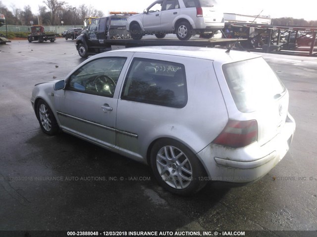 9BWDE61J724008501 - 2002 VOLKSWAGEN GTI 337 SILVER photo 3