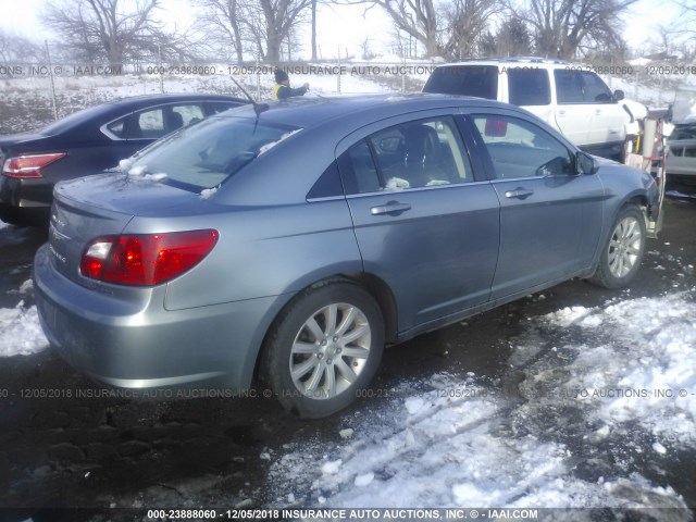 1C3CC5FBXAN141290 - 2010 CHRYSLER SEBRING LIMITED GRAY photo 4