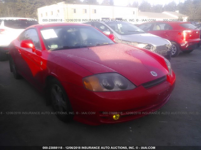 KMHHN65F63U011842 - 2003 HYUNDAI TIBURON GT RED photo 1