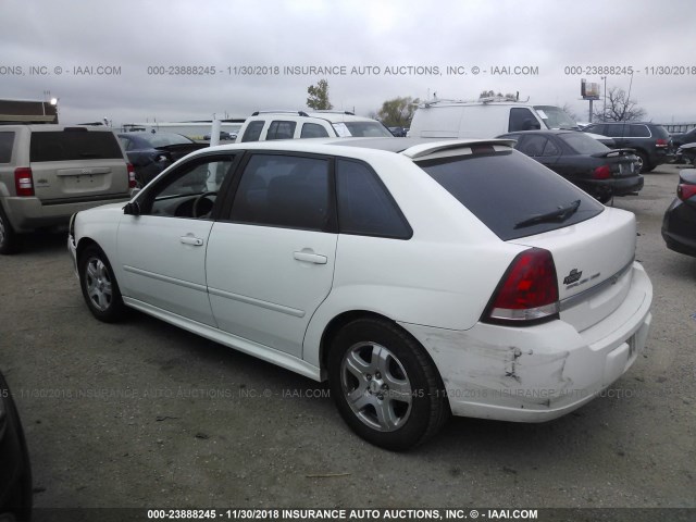 1G1ZU64815F212062 - 2005 CHEVROLET MALIBU MAXX LT WHITE photo 3