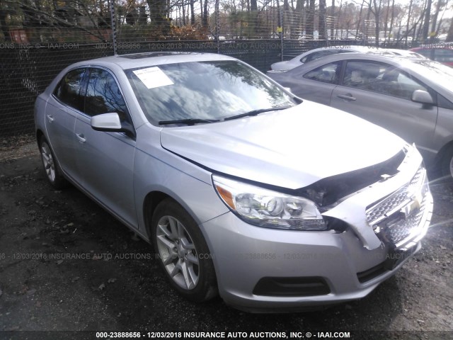 1G11D5RR6DF116015 - 2013 CHEVROLET MALIBU 1LT SILVER photo 1