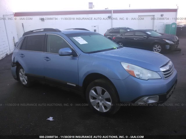 4S4BRBCC1B3365641 - 2011 SUBARU OUTBACK 2.5I PREMIUM BLUE photo 1