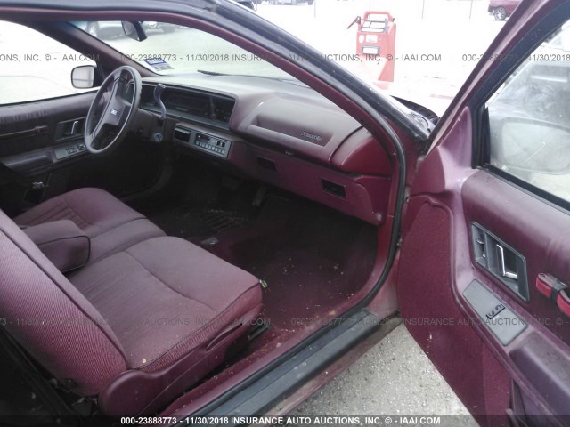 1G3WH14T1LD403558 - 1990 OLDSMOBILE CUTLASS SUPREME  MAROON photo 5