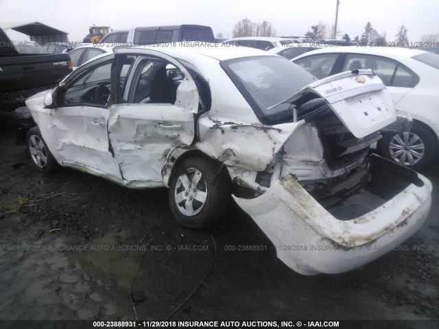 KL1TD5DE8AB129380 - 2010 CHEVROLET AVEO LS/LT თეთრი ფოტო 3