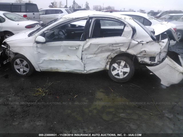 KL1TD5DE8AB129380 - 2010 CHEVROLET AVEO LS/LT თეთრი ფოტო 6