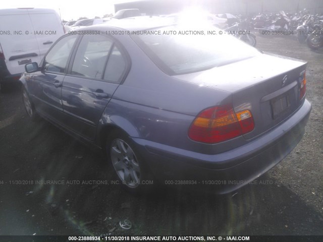 WBAAZ33445KP92639 - 2005 BMW 325 IS SULEV BLUE photo 3