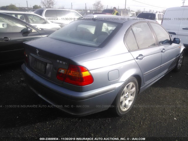 WBAAZ33445KP92639 - 2005 BMW 325 IS SULEV BLUE photo 4