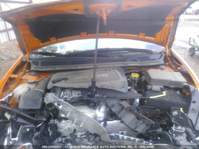 1C3CDFBB3ED719914 - 2014 DODGE DART SXT ORANGE photo 10